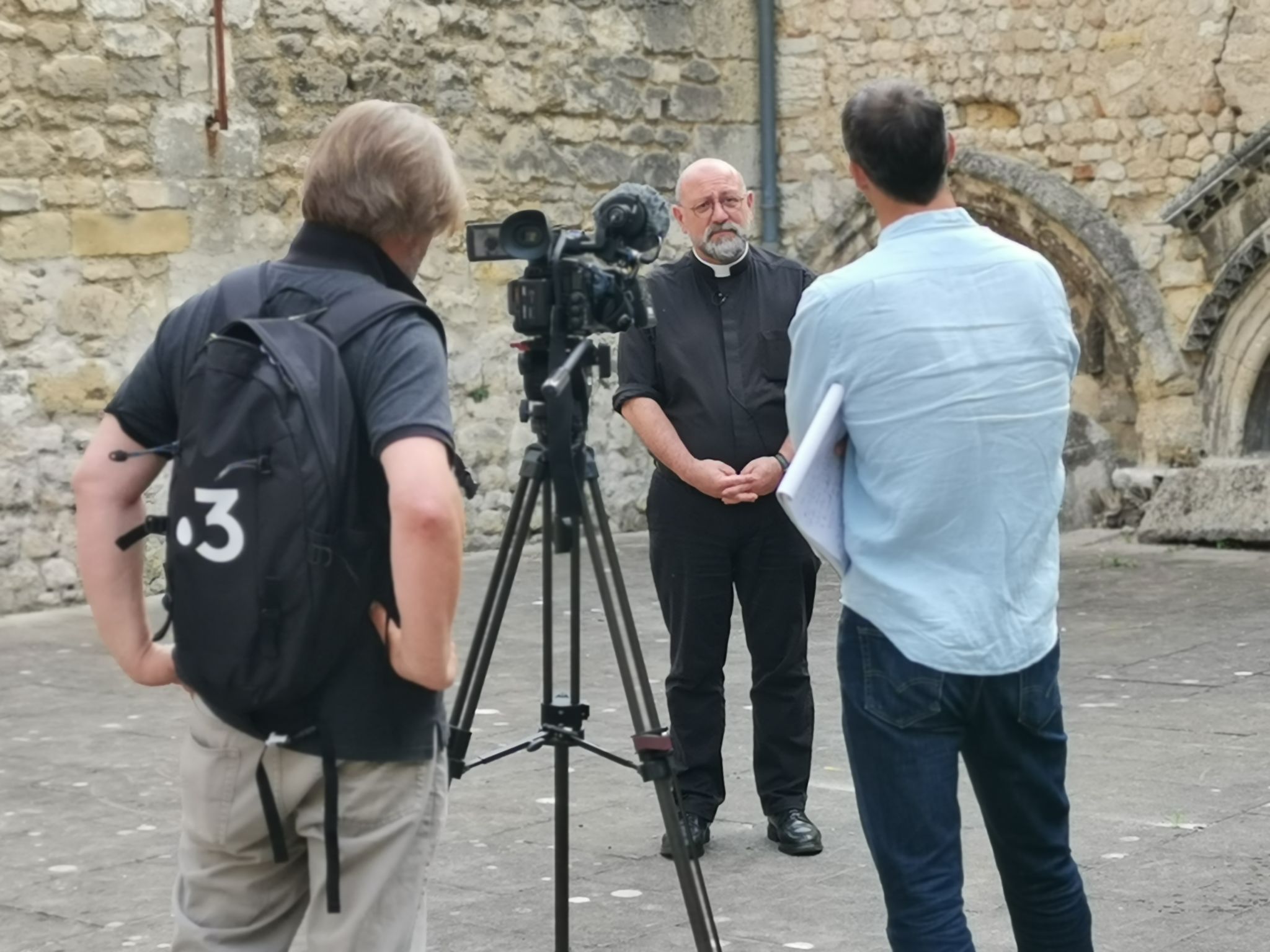 France 3 à la Basilique Saint-Seurin de Bordeaux